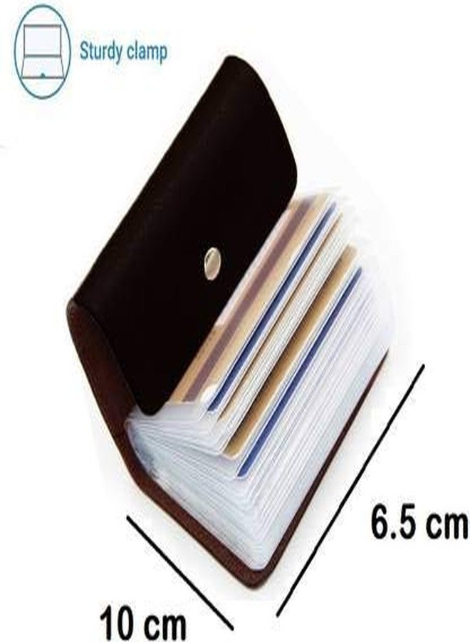 OFIXO Credit Card Holder Protector Credit Card Wallet Slim Metal Credit Card Case for Women or Men (Dark Black) - Image 2